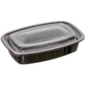 Resim MEYPAK Kullan At Çarşı Plastik Sıcak Yemek Kabı Gıda Kabı (Isıya Dayanıklı) Seti 500 Gr - 50 Adet 