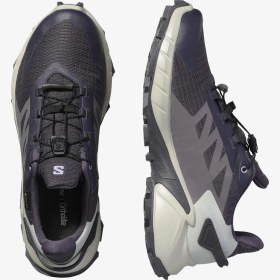 Resim Salomon Supercross 4 Gore-tex Nine Iron/lunar Rock/cosmic Sky Kdn Patika Koşusu Ayakkabısı L47976100 Siyah 
