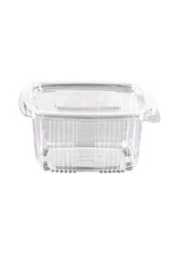 Resim Plastik Saklama Kabı 500 G 100 Adet Kapaklı Sızdırmaz Kap 