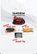Resim Ekmek Pizza Lahmacun Yapma Makinesi Kırmızı 