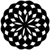 Resim Byr002 Çiçek Deseni Tip 16 25x25 Cm Efsngrck 