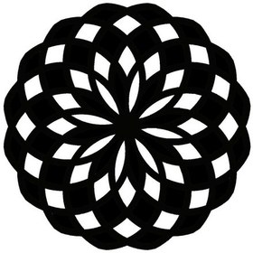 Resim Byr002 Çiçek Deseni Tip 16 25x25 Cm Efsngrck 