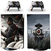Resim cosy home gift Ghost Of Thusima Playstation 5 Standart Dijital Versiyon Sticker Kaplama Seti 