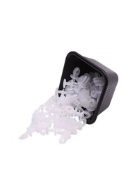 Resim 50 Adet Geçmeli Perde Ruleti | Beyaz (524800767) 