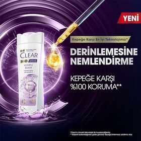 Resim Clear Women Komple Bakım Vitamin Kompleksi Kepeğe Karşı Etkili Şampuan 350 ml 