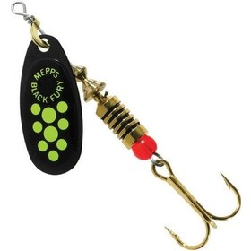 Resim Mepps Black Fury Siyah Yeşil No:3 7g Döner Olta Kaşığı 