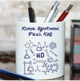 Resim Kimya Öğretmenine Öğretmenler Günü Hediyesi Isimli Kalemlik 