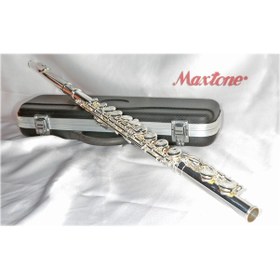 Resim Maxtone Tfc-53Se Flüt C Gümüş Kaplama Kutulu : Maxtone Flute Ke 