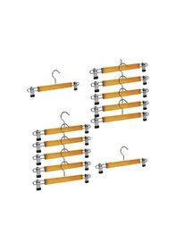 Resim 10 Adet- Elbise Askısı Ahşap Askılık Mandallı Etek Askısı Ahşap 