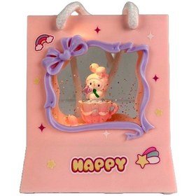 Resim Kar Küresi Yeni Yıl Yılbaşı Hediyelik Plastik Alışveriş Poşeti Llm-hdy0048 