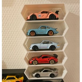 Resim 1/64 Duvar Garajı 5li (hot wheels - matchbox uyumlu ) 