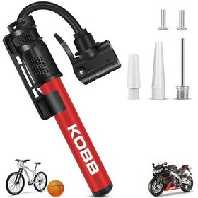 Resim Kobb Kb2203 87 Psı Bisiklet Lastik Şişirme Taşınabilir Mini El Pompası + Bisiklet Montaj Aparatı 