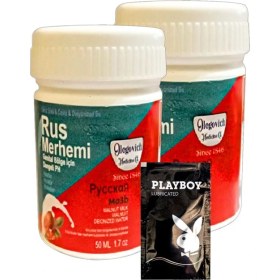 Resim Playboy Valnut Milk & Walnut Rus Merhemi 2 Adet x 50 ml Kadın Özel Bölge Tüy Dökücü Krem + Yanında Jel 