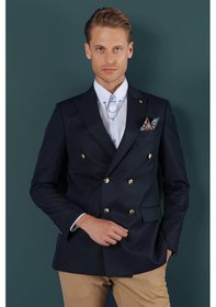 Resim Efor C 657 Slim Fit Lacivert Spor Ceket Lacivert 