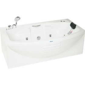 Resim Beverly Hılls Jakuzi 170x100x80 H:55 Bonus Hidromasaj Sistemli Küvet (Gövde + Metal Ayak + Ön-yan Panel) 