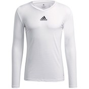 Resim Adidas Team Base Tee Erkek Futbol Uzın Kollu Antrenman Tişörtü Gn5676 Beyaz 