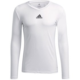 Resim Adidas Team Base Tee Erkek Futbol Uzın Kollu Antrenman Tişörtü Gn5676 Beyaz 