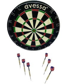 Resim Avessa Profesyonel Dart Seti + 6 18 Gr Ok Renkli Kutu 