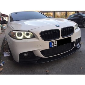 Resim Bmw F10 Ön Lip M Performans Plastik Mat Siyah 2011- 