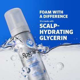 Resim Rogaine Men’s 5% Minoxidil for Men Foam Clinically Proven Regrowth for Thinning Hair, Topical Hair Loss Treatment Unscented Topical Aerosol Results 