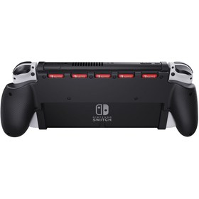 Resim Sparkfox Nintendo Oled Ek Oyun Kart Depolama Alanlı Rubber Grip 