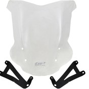 Resim GP KOMPOZİT Gp Kompozit Bmw G 310 R 2018-2019 Uyumlu Ayaklı Ön Tur Camı Şeffaf 48 Cm 