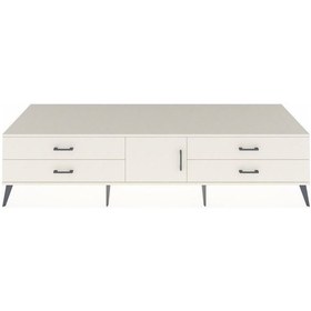 Resim Kronos Tv Ünitesi Tek Raflı 4 Çekmeceli Tek Kapaklı 220x59x51 Aytaşı-aytaşı Aytası/aytası - Aytası 