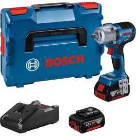 Resim Bosch Gds 18V 450 Pc Akülü Darbeli Somun Sıkma Makinesi 2 x 4AH Procore Yüksek Tork 450 Nm 