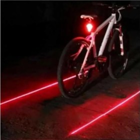 Resim Lidyahan Store Arka Stop Lazer Işınlı - Güvenlik Mesafe Çizgili Bisiklet Lazeri 