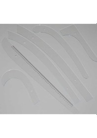 Resim Plastik Riga Cetvel Takımı 6 Parça 