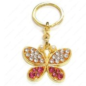 Resim Keskin-color Taşlı Anahtarlık Serisi Renkli Kelebek 