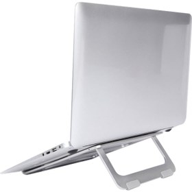 Resim Portatif Macbook Notebook Laptop Aluminyum Stand Masaüstü Tutucu 13-15.6 Inch - Model No : AL2336 