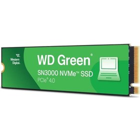 Resim Wd Green Sn3000, Wds200t4g0e, 2tb, 5000/4000, Gen4, Nvme Pcıe M.2 2280, Ssd 