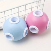 Resim 1 Adet Çamaşır Topu - Yüzen Çamaşır Makinesi Tüy ve Kir Tutucu, Pil/Elektriksiz, Merkezli Açıklıklı & Yüksek Kenarlı Küre Tasarım, Dayanıklı Plastik, Standart Makinelere Uyumlu, Tıkanmayı Önler, Kolay Temizlenir, Pastel Mavi/Pembe (Uygun) 