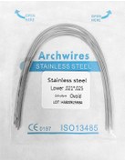 Resim 10 Adet Diş Paslanmaz Çelik Tel Ortodonti Kemerler Süper Elastik Ovoid Archwire Dikdörtgen/yuvarlak Diş Hekimi Orto Malzemesi Chına 