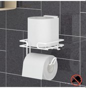 Resim Teknotel Easyfıx Yapışkanlı Yedekli Tuvalet Kağıtlık Beyaz Ef275 