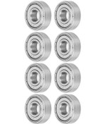 Resim Jeemson 10 Adet S608z Paslanmaz Çelik Top Bearing 8x22x7mm: Uzun Tahta Kaykay, İç İzme Ve Rulman Parçaları İçin Sessiz, Yüksek Hızlı Ve Dayanıklı 