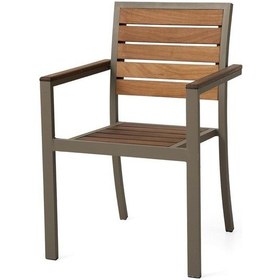 Resim Mobilgen Sezen Sandalye Ceviz - Gri 