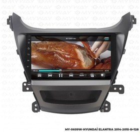 Resim Araç Multimedya Hyundai Elantra Android 12 Carplay 4gb Ram + 64gb Hdd 2014-2015 Navigasyon Ekran Myw 