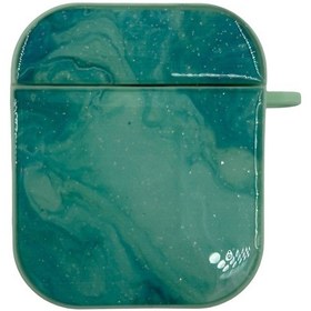 Resim Nettech Airpods 2.nesil Uyumlu Simli İpli Arka Koruma Kılıf - Mor Mor 