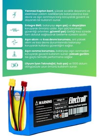 Resim Onvo Ov-112 Ultra Yüksek Kapasite Batarya 48v 14ah Pil 