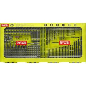Resim Ryobi RAKDD200 Delme ve Vidalama Seti 200 Parça T5132004668 