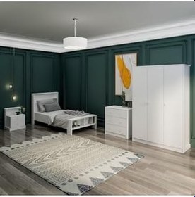 Resim Life Genç Odası Takımı Beyaz 