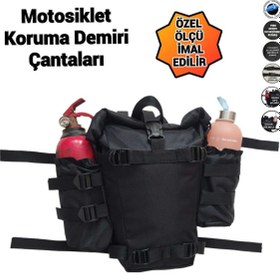 Resim SEVBAGS MOTOSİKLET KORUMA DEMİRİ ÇANTALARI SULUK VE YANGIN TÜPÜ BÖLMELİ 