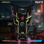 Resim Redline Grafik Cyberpunk Tank Pad Motorsiklet Universal Özel Seri Special Edition 