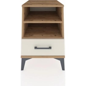 Resim Kronos Komodin 2 Raflı Tek Çekmeceli 44X59X64 Çam-Aytaşı 