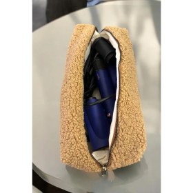 Resim Bahels Teddy Peluş Camel Seyahat Çantası Xl Boy Tekstil Malzeme ile Moda Trendlerine Uygun 