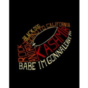 Resim LED Zeppelin Songs Classic Büyük Sırt Patch Yama 