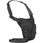 Resim Jokmae Eva Sert Gövdeli Su Geçirmez Rahat Bacak Yan Çantası Açık Tip Siyah 