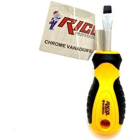 Resim Rico Profesyonel Düz Uçlu Topaç Tornavida Mini 6 x 38 MM 